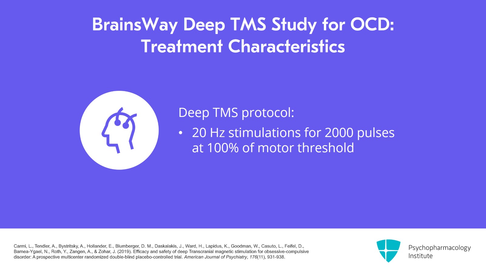 Exploring the Evidence of TMS for OCD Slide 6 of 13