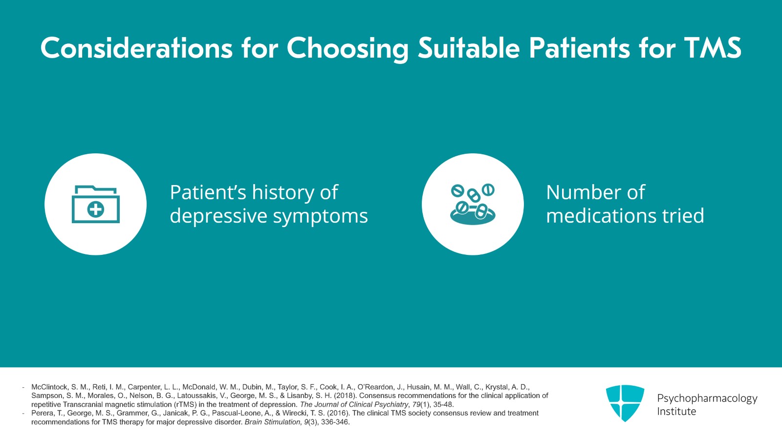 Optimizing Patient Selection for TMS Treatment Slide 13 of 24