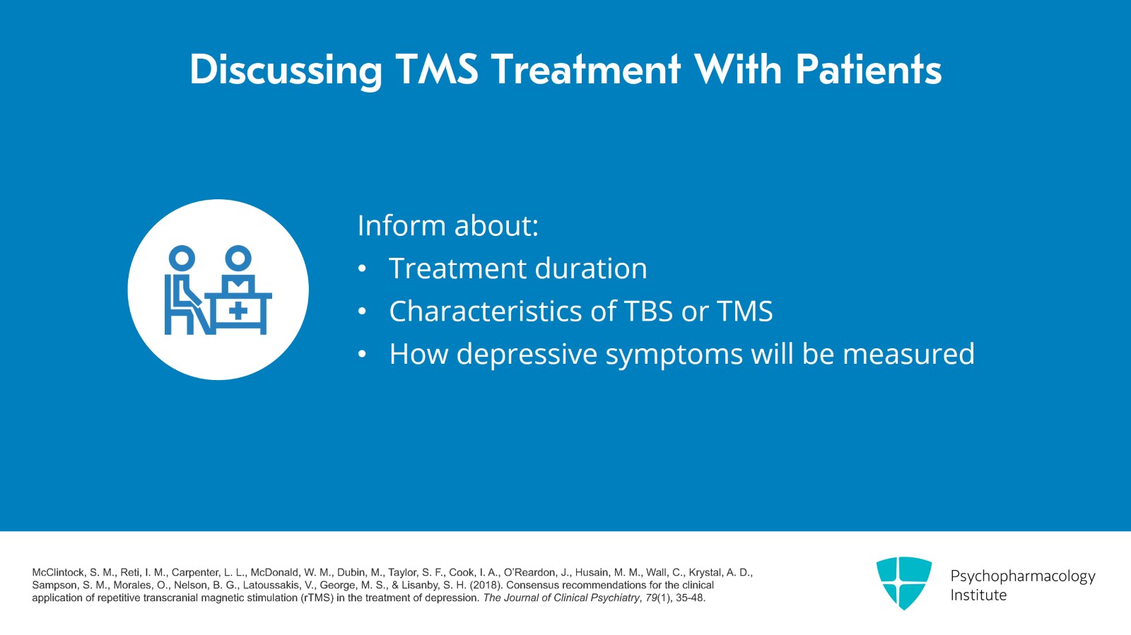 Optimizing Patient Selection for TMS Treatment Slide 18 of 24