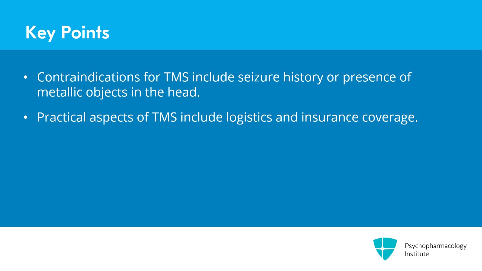 Optimizing Patient Selection for TMS Treatment Slide 23 of 24