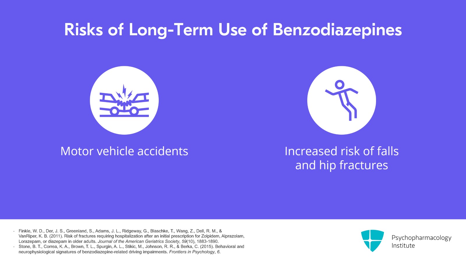 Understanding the Major Risks of Benzodiazepine Use Slide 10 of 13