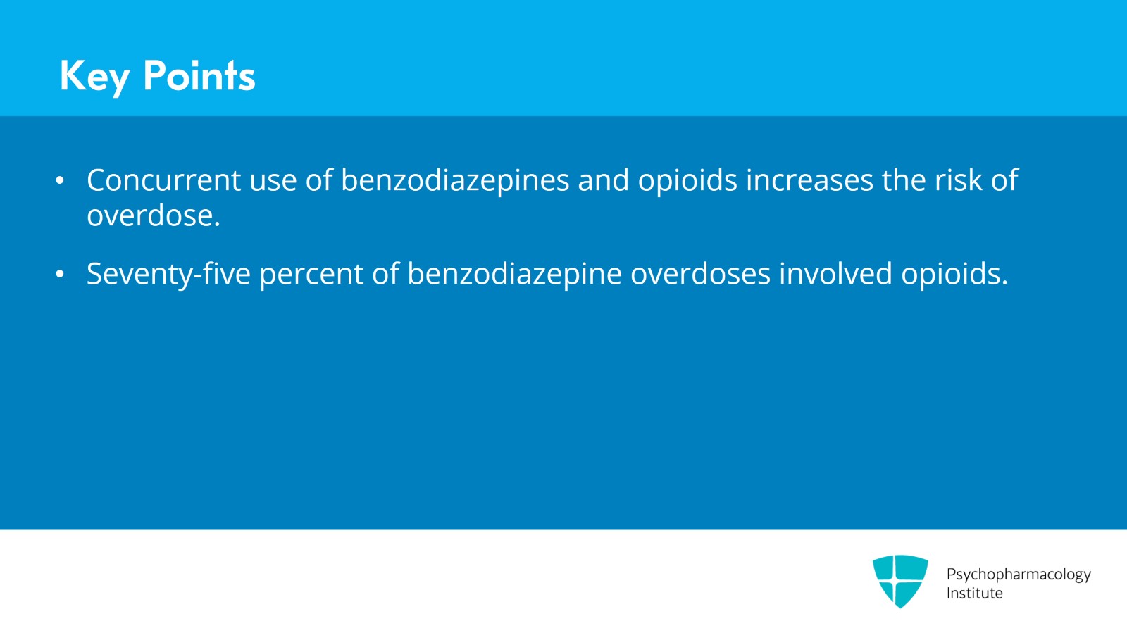 Understanding the Major Risks of Benzodiazepine Use Slide 11 of 13