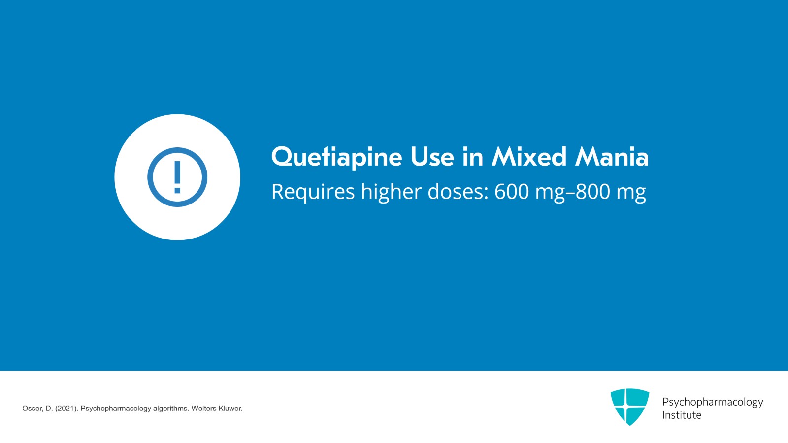 Managing Bipolar Mania With Mixed Features: SGAs Slide 11 of 23