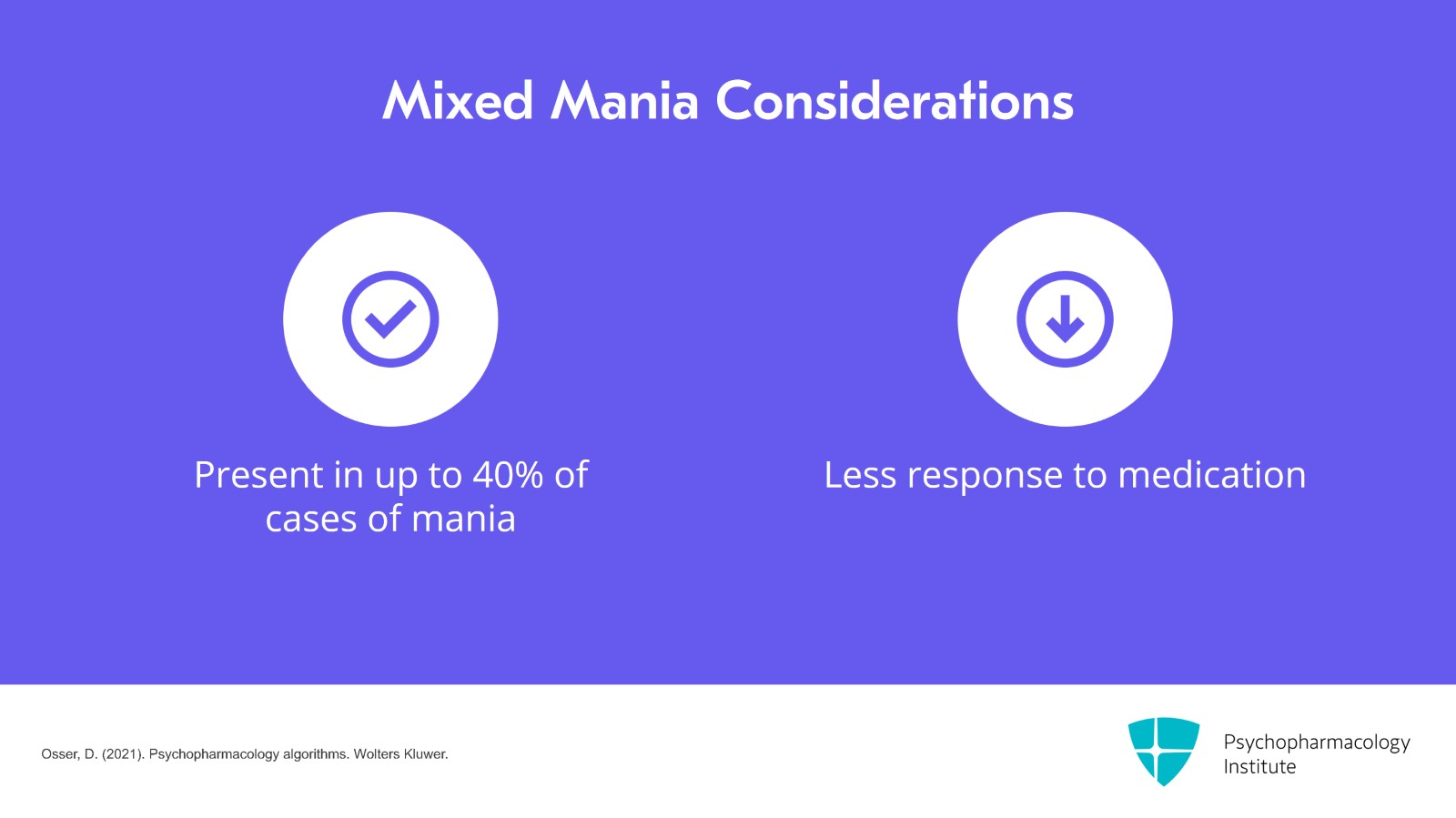 Managing Bipolar Mania With Mixed Features: SGAs Slide 6 of 23