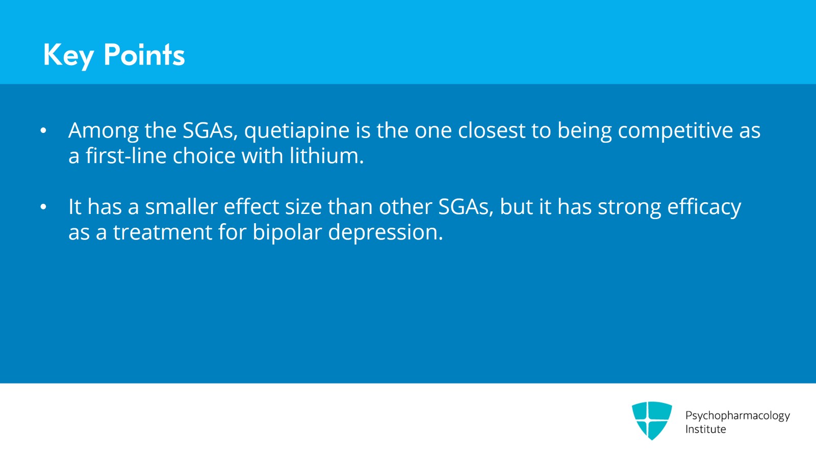 Lithium for Bipolar Mania Without Mixed Features Slide 17 of 20