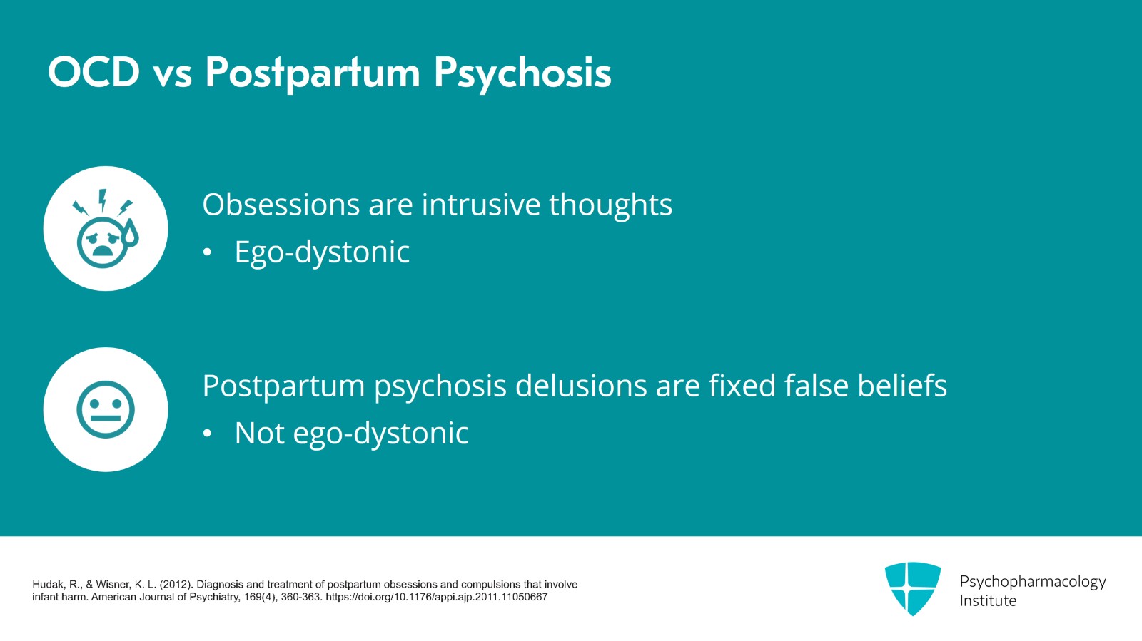 Distinguishing Postpartum OCD from Postpartum Psychosis Slide 13 of 22