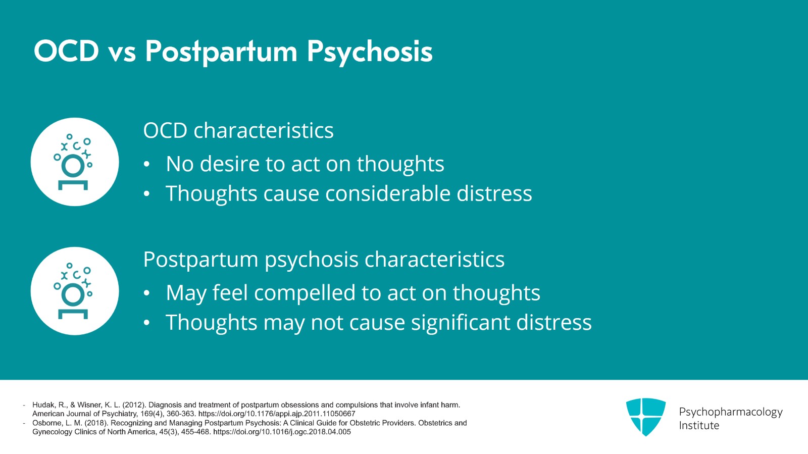Distinguishing Postpartum OCD from Postpartum Psychosis Slide 14 of 22