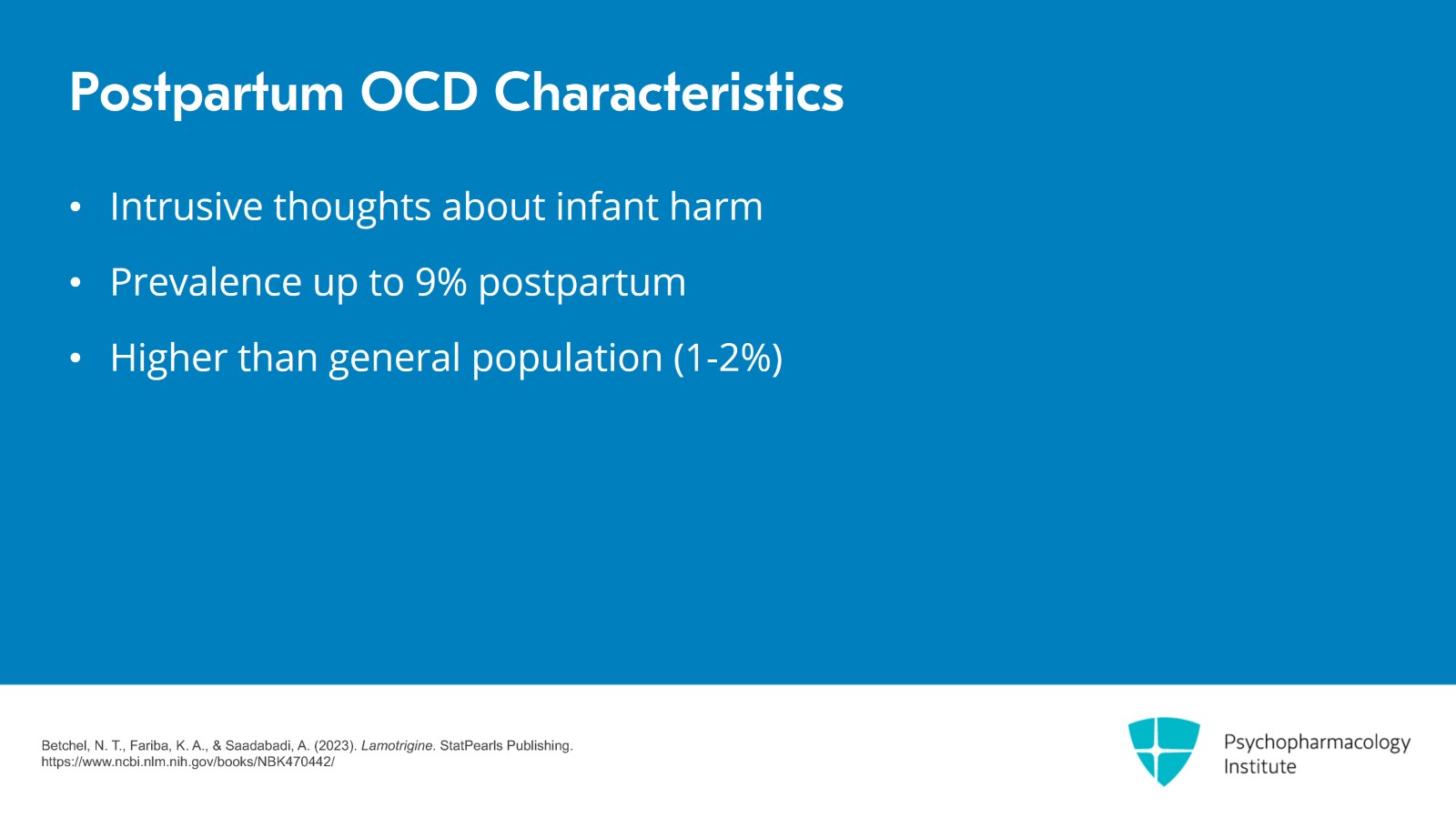 Distinguishing Postpartum OCD from Postpartum Psychosis Slide 2 of 22