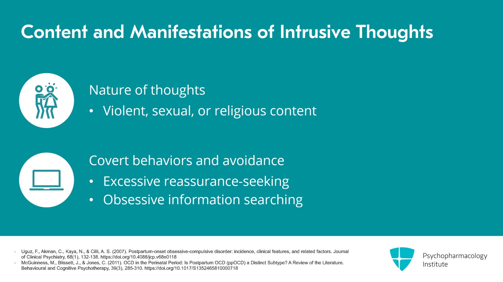 Distinguishing Postpartum OCD from Postpartum Psychosis Slide 4 of 22