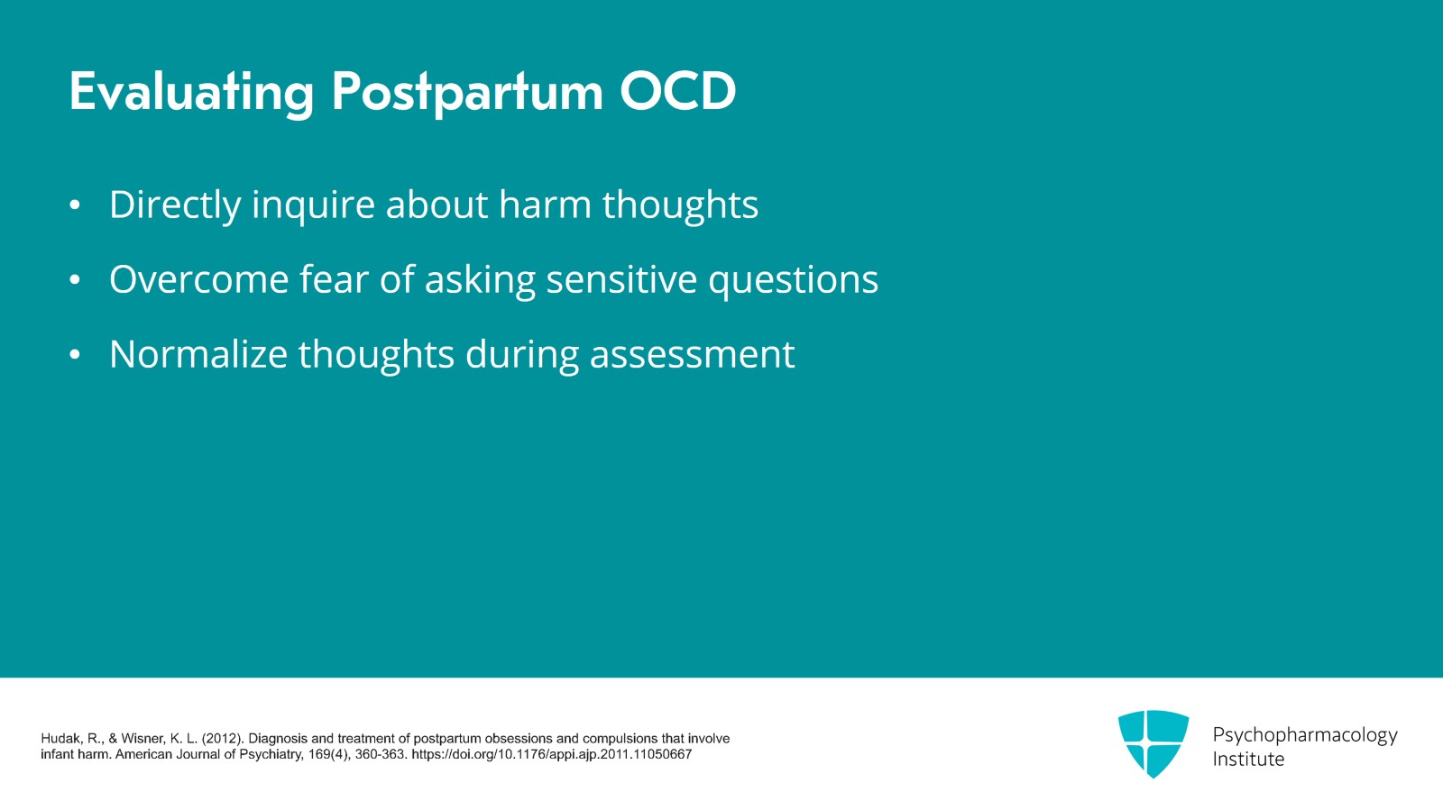 Distinguishing Postpartum OCD from Postpartum Psychosis Slide 7 of 22
