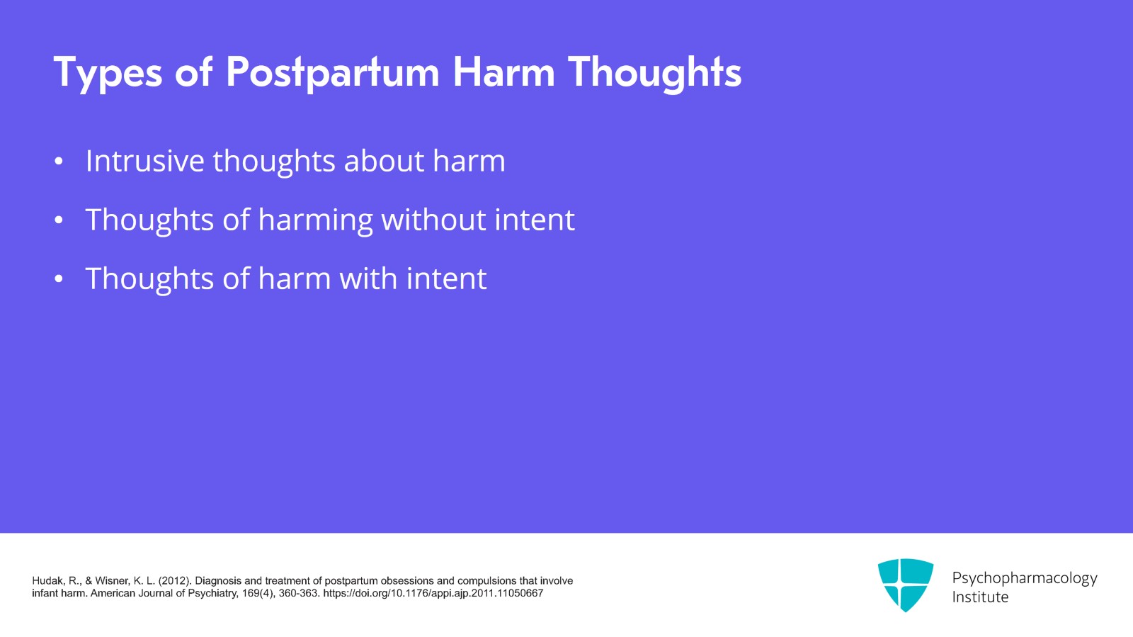 Distinguishing Postpartum OCD from Postpartum Psychosis Slide 9 of 22