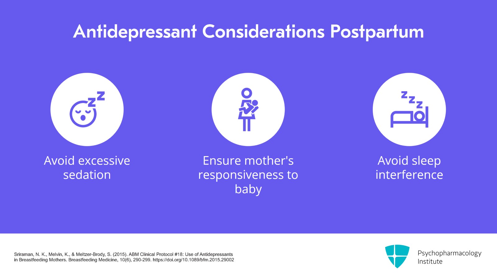 Postpartum Depression: Pharmacologic Considerations for Breastfeeding Mothers Slide 18 of 21