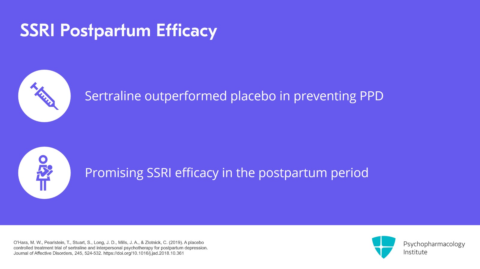 Postpartum Depression: Pharmacologic Considerations for Breastfeeding Mothers Slide 7 of 21