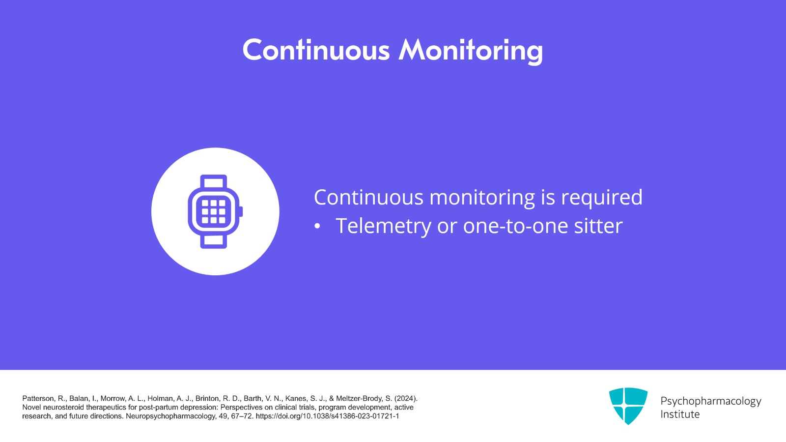 The Role of Brexanolone and Zuranolone in Postpartum Depression Slide 11 of 25