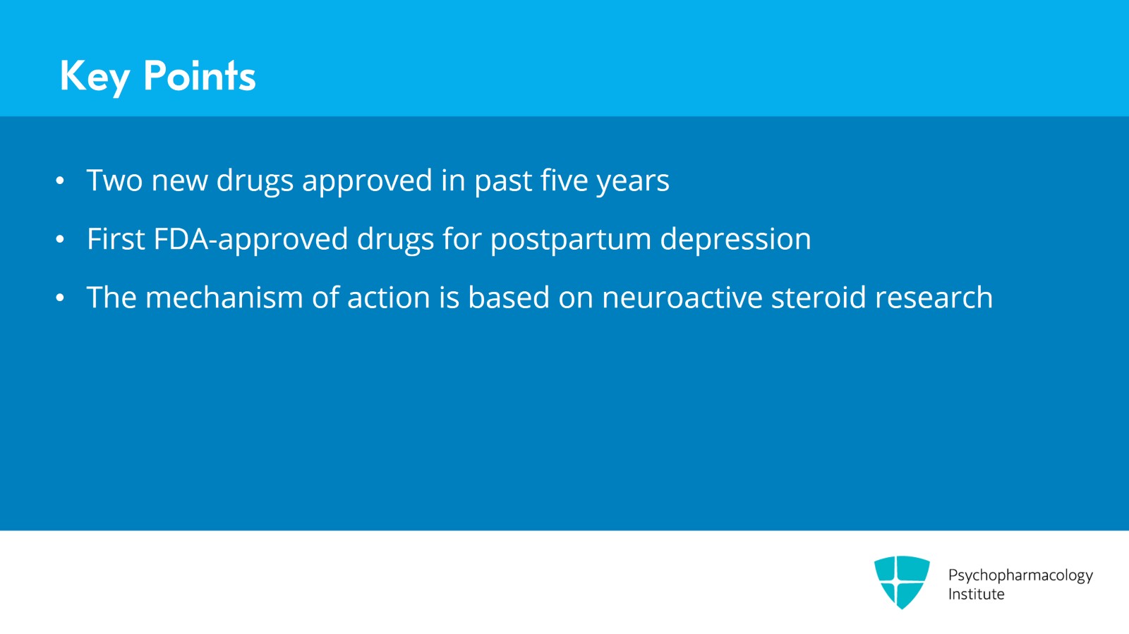 The Role of Brexanolone and Zuranolone in Postpartum Depression Slide 23 of 25