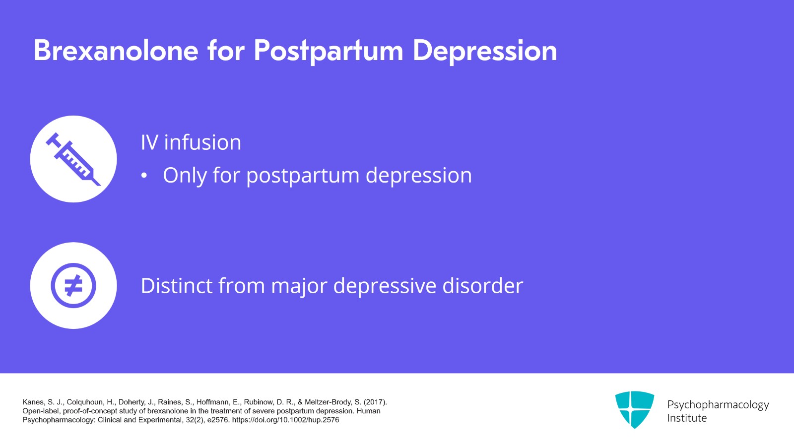 The Role of Brexanolone and Zuranolone in Postpartum Depression Slide 6 of 25