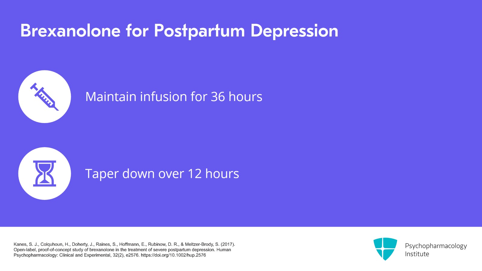 The Role of Brexanolone and Zuranolone in Postpartum Depression Slide 8 of 25