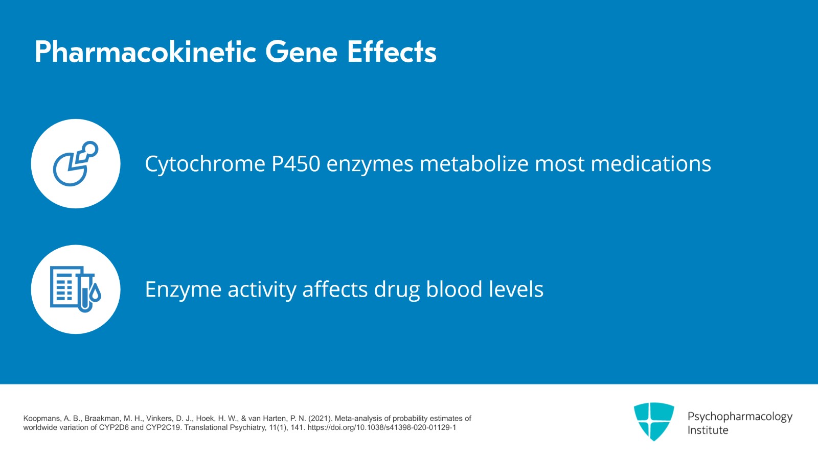 How Do Pharmacokinetic Genes Influence Medication Metabolism? Slide 2 of 12