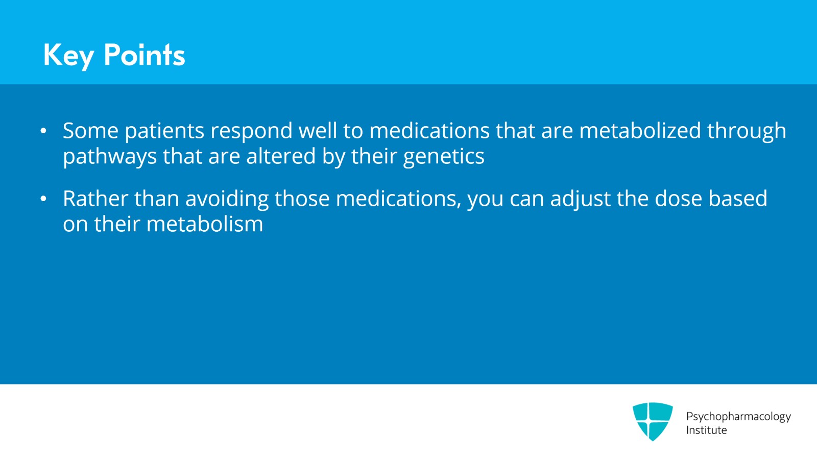 Pharmacogenetics-Guided Dosing: Strategies for Poor and Rapid Metabolizers Slide 6 of 8