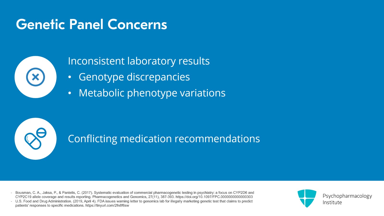 Pharmacogenetic Panels: Do They Really Work? Slide 12 of 15