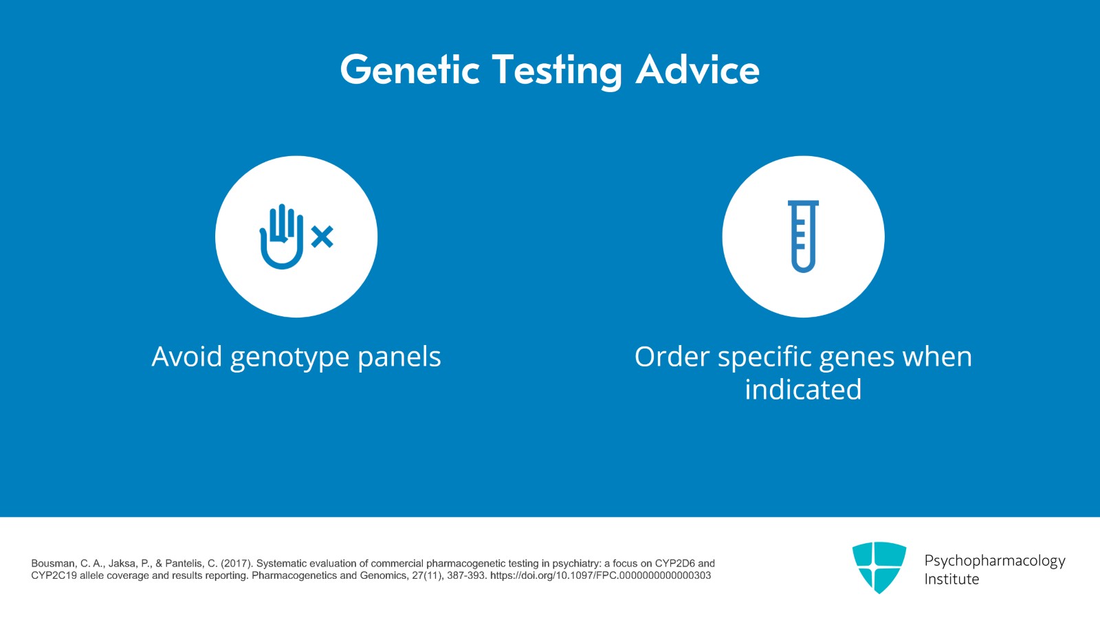 Pharmacogenetic Panels: Do They Really Work? Slide 13 of 15