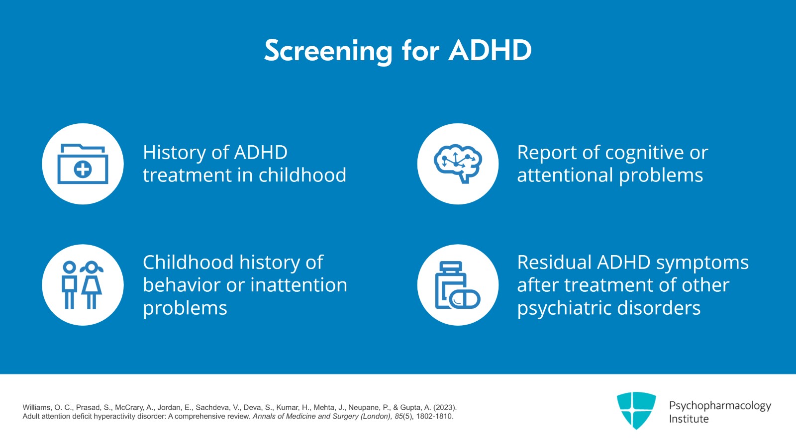 Screening for ADHD: What Should Clinicians Look For? Slide 2 of 6