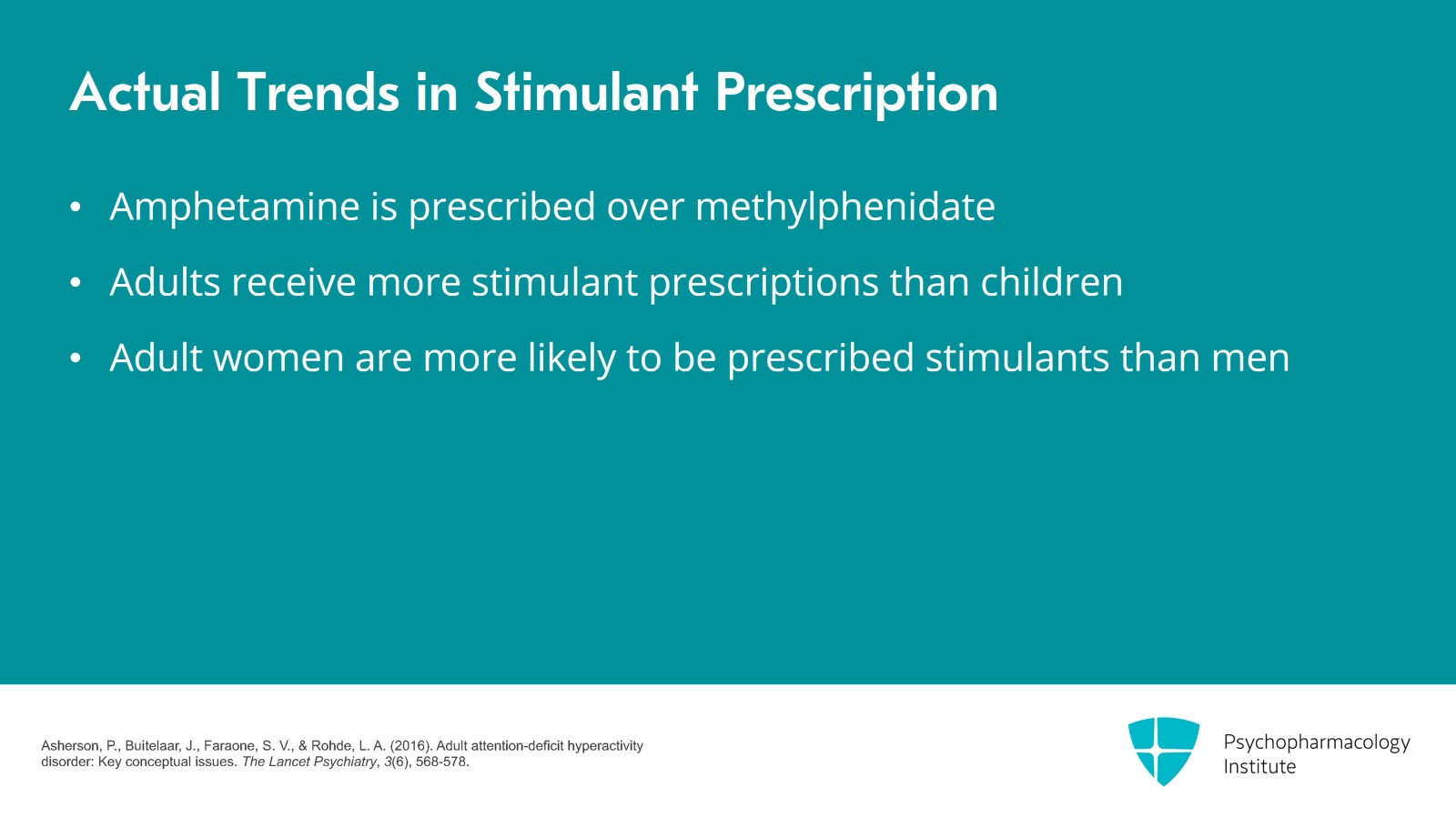 Pharmacologic Treatments for Adult ADHD: Focus on Stimulants Slide 4 of 20