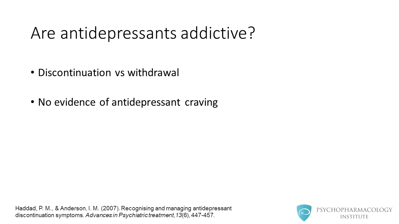 Tramadol antidepressant withdrawal symptoms