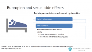 Antidepressant Side Effects Chart